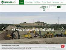 Tablet Screenshot of hjhuse.dk